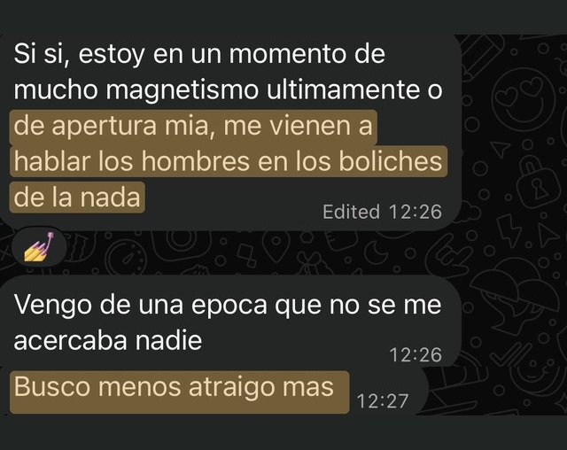 Mensaje de una alumna